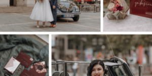 Beitragsbild des Blogbeitrags Schöne Curvy Braut auf einer Urban Rooftop Wedding