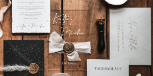Beitragsbild des Blogbeitrags Leitfaden für Hochzeitseinladungen: Texte & Inspirationen