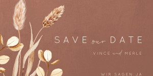 Beitragsbild des Blogbeitrags Elegante Hochzeitskarten: goldene & geometrische Details