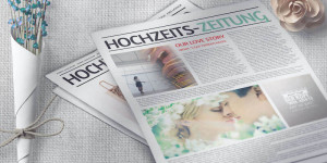 Beitragsbild des Blogbeitrags Hochzeitszeitung-Ideen und Tipps von Hochzeit-Extrablatt