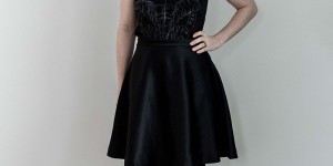 Beitragsbild des Blogbeitrags Sewing a half circle skirt - Spinn me right round, Baby!