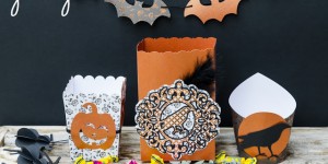 Beitragsbild des Blogbeitrags DIY: Halloweendeko und Verpackungen mit dem Plotter gemacht 