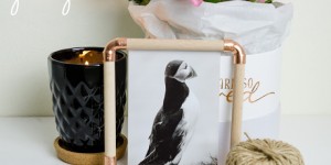 Beitragsbild des Blogbeitrags DIY Bilderrahmen aus Holz & Kupfer, eine Flowerbox und eine Buchvorstellung 