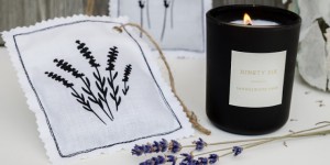 Beitragsbild des Blogbeitrags DIY Lavendelduftsäckchen mit Plottermotiven + Freebie