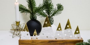 Beitragsbild des Blogbeitrags Erster Adventsonntag 2019 und eine wunderschöne DIY-Weihnachtsdeko aus Holzleisten und Modelliermasse