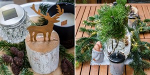 Beitragsbild des Blogbeitrags Natürliche Weihnachtsdekoration für den Außenbereich