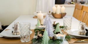 Beitragsbild des Blogbeitrags Weihnachtsrückblick 2019 mit wunderschöner Tischdekoration und DIY Christbaumschmuck 