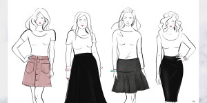 Beitragsbild des Blogbeitrags Das ist der ideale Rock für deine Figur