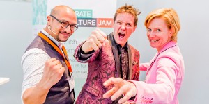 Beitragsbild des Blogbeitrags Corporate Culture Jam 2018 | Ein flottes Interview … mit Vorfreude-Garantie! 