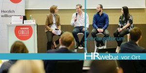 Beitragsbild des Blogbeitrags HRweb vor Ort | Lehrlingsforum 2018 in Wien