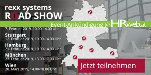 Beitragsbild des Blogbeitrags 28märz2019 | Rexx systems Roadshow (Wien)