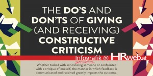 Beitragsbild des Blogbeitrags Infografik | The Do’s and Don’ts of Giving (and Receiving) Constructive Criticism