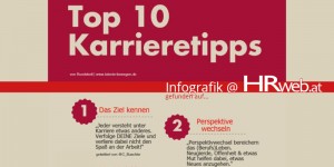 Beitragsbild des Blogbeitrags Infografik | Top 10 Karrieretipps 