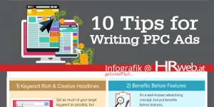 Beitragsbild des Blogbeitrags Infografik | 10 Tips for Writing Google Ads 