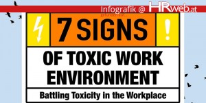 Beitragsbild des Blogbeitrags Infografik | 7 Signs of a Toxic Work Environment