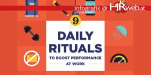 Beitragsbild des Blogbeitrags Infografik | 9 Daily Rituals to Boost Performance at Work 