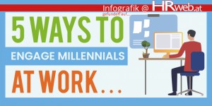 Beitragsbild des Blogbeitrags Infografik | 5 Ways to Engage Millennials at Work