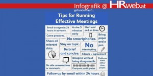 Beitragsbild des Blogbeitrags Infografik | Tips for Running Effective Meetings