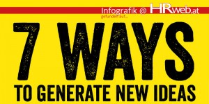 Beitragsbild des Blogbeitrags Infografik | 7 Ways to Generate New Ideas