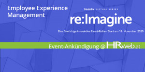 Beitragsbild des Blogbeitrags ab 18nov2020 | 3wöchige interaktive Event-Reihe Re:Imagine | Employee Experience Management 