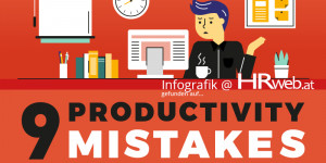 Beitragsbild des Blogbeitrags Infografik | 9 Productivity Mistakes