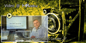 Beitragsbild des Blogbeitrags Video @ HRweb | Personalmarketing-Plapperei zum „Gender d“
