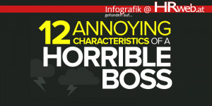 Beitragsbild des Blogbeitrags Infografik | 12 Annoying Characteristics of a Horrible Boss