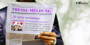 Beitragsbild des Blogbeitrags Pressemeldung |  20 Jahre seminargo: Die Seminarhotelszene feiert! 