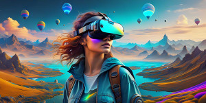 Beitragsbild des Blogbeitrags VR-Brille & Virtual Reality in der Erwachsenenbildung