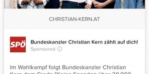 Beitragsbild des Blogbeitrags Nein, die SPÖ schaltet keine Werbung auf Tinder