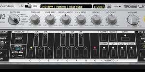Beitragsbild des Blogbeitrags AudioRealism Released Bass Line Synthesizer Update 3.1 With TB-03 Pattern Import