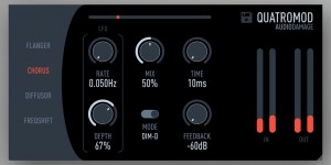 Beitragsbild des Blogbeitrags Audio Damage Released QuatroMod – 4 Modulation Effects In One Plugin & iOS Version Coming Soon