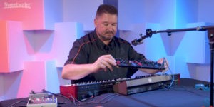 Beitragsbild des Blogbeitrags Daniel Fisher From Sweetwater Reviewed The Behringer D Synthesizer 
