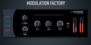 Beitragsbild des Blogbeitrags Audio Damage Released QuatroMod For iOS – 4 Modulation Effects In One App