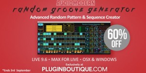 Beitragsbild des Blogbeitrags Audiomodern Random Groove Generator Pro For Limited Time 60% OFF