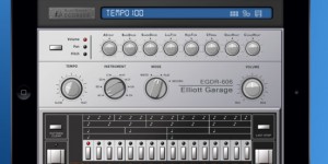 Beitragsbild des Blogbeitrags Elliott Garage Released EGDR606 – A New Drum Machine Based On The Roland TR-606 For iPhone and iPad