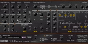Beitragsbild des Blogbeitrags Full Bucket Music FB-3100 – A Free Plugin That Emulates The KORG PS-3100 Poly Synthesizer Is Now Available For MacOS