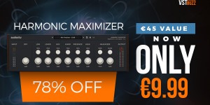 Beitragsbild des Blogbeitrags VST Buzz Deal: Save 75% OFF Audiority Harmonix Maximizer Plugin 