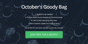Beitragsbild des Blogbeitrags Track Spark October Goody Bag Overview: Audified MultiDrive, Samples & More 