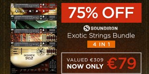 Beitragsbild des Blogbeitrags VST Buzz Deal: Save 75% OFF Soundiron Exotic Strings Bundle For Kontakt 5 