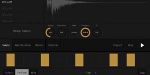 Beitragsbild des Blogbeitrags Jérémy Pinat Updated Ton Drum Machine For iPad To v.1.2: Sample Import, Step Sequencer Improvements & More 