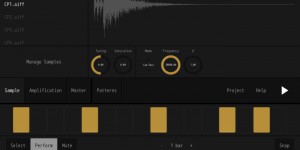 Beitragsbild des Blogbeitrags Jérémy Pinat Updated Ton Drum Machine For iPad To v.1.2: Sample Import, Step Sequencer Improvements & More