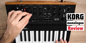 Beitragsbild des Blogbeitrags KORG Monologue Analog Monophonic Synthesizer Review