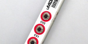 Beitragsbild des Blogbeitrags The New 3HP uMIDI2CV By DSPSynthesizers Is The Cheapest USB-MIDI To CV Interface Currently Available For The Eurorack Format