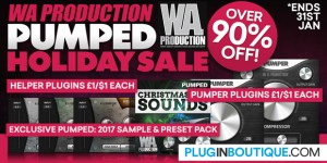 Beitragsbild des Blogbeitrags New $1 USD Christmas Sale! Save Up To 94% OFF On Plugins From W.A. Production & ComBear Compresssor For FREE 