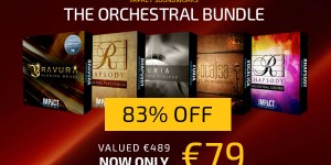 Beitragsbild des Blogbeitrags VST Buzz Deal: Impact Soundworks Orchestral Bundle 83% OFF For Limited Time 