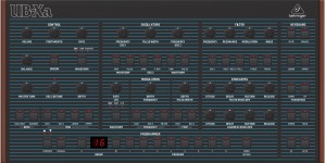 Beitragsbild des Blogbeitrags More Details About The UB-Xa Synthesizer Published – Front Panel Update, No Internal Effects & More