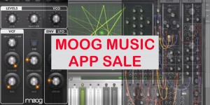 Beitragsbild des Blogbeitrags All Moog Music Apps Are On Sale For Limited Time !