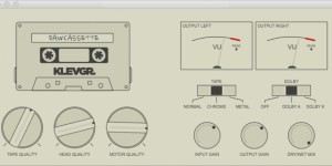 Beitragsbild des Blogbeitrags Klevgränd Released DAW Cassette – A Tape Deck Emulation For PC, Mac & iOS 