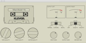 Beitragsbild des Blogbeitrags Klevgränd Released DAW Cassette – A Tape Deck Emulation For PC, Mac & iOS